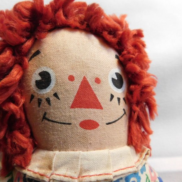 Vintage Raggedy Ann and Andy Dolls KNICKERBOCKER - Picture 5 of 9